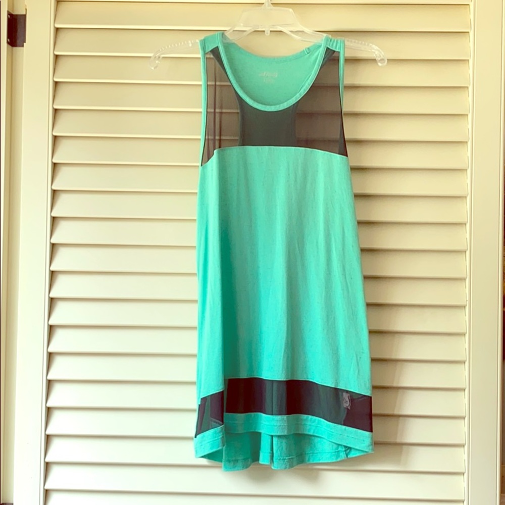 BCG X Back Mint Mesh Athletic Top Large